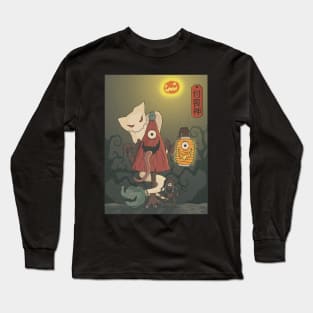 Japanese Yokai Tsukomogami Halloween Party Long Sleeve T-Shirt